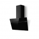 Campana decorativa ELICA STRIPE BL/A/90. PRF0199706. B. Ancho 90 cm, Negro, Clase B